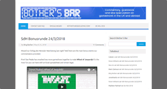 Desktop Screenshot of bothersbar.co.uk